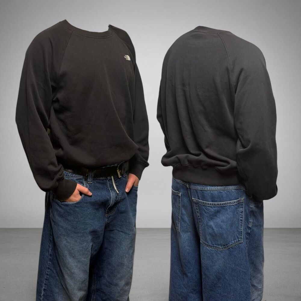 The-north-face Men's Black and Grey Sweatshirt